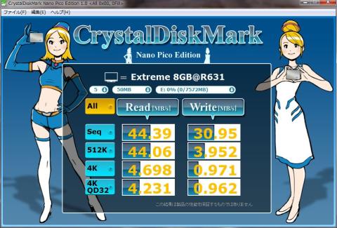 R631内蔵カードリーダーで・・・