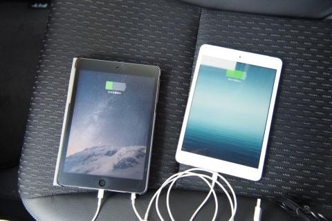 接続したのは2台のiPad mini2