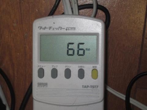 2400S ゆめりあベンチ時消費電力