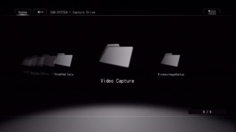 ファイル共有 フォルダー選択画面
