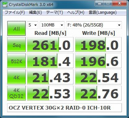 OCZ VERTEX 30GB RAID-0