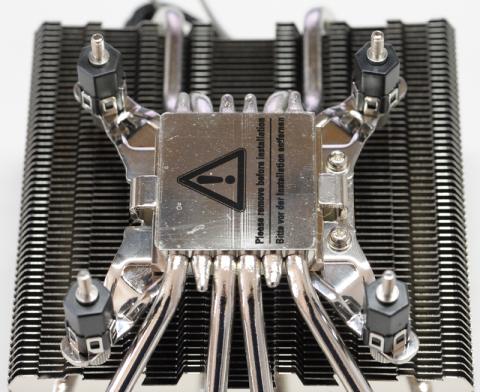 6本のヒートパイプ