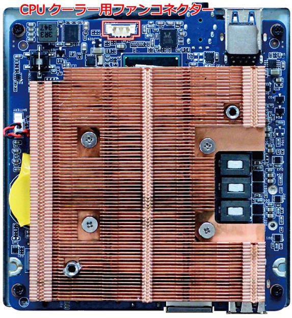 マザーボード上のヘッダー