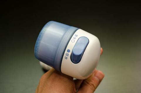 浄水と原水の切り替えスイッチ