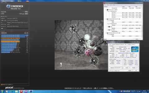 4.3GHzでのベンチマーク