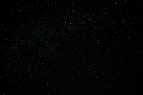 ピント合わせ完了!天の川?