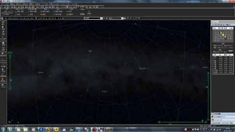 この辺です。カシオペアと天の川もばっちり