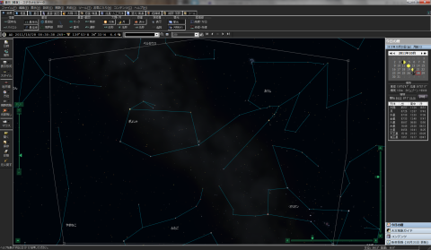 新月という事もあり天の川は見えないものの住宅街でもこれだけ綺麗に撮影できました