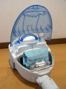 交換時は透明ブタを開けます