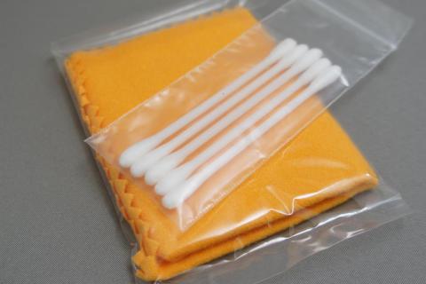 クリーニングクロス&綿棒(5本入)