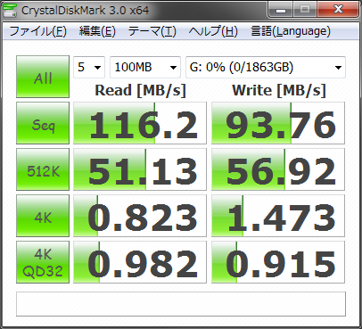 CrystalDiskMark USB3.0
