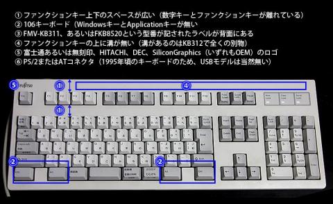 FMV-KB311の見分け方