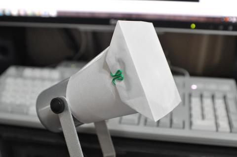 トレーシングペーパー装着