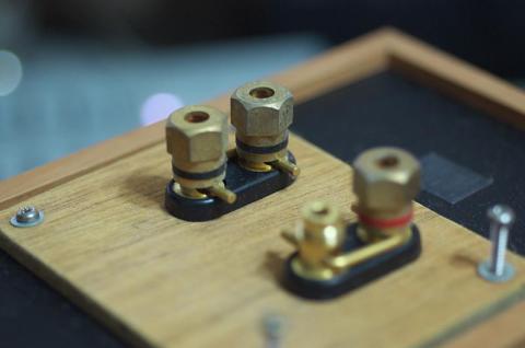 かなり経年劣化しつつあるスピーカー端子