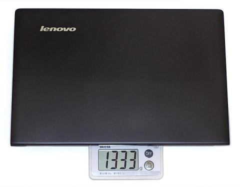重量は1333gとカタログスペックより少々重め