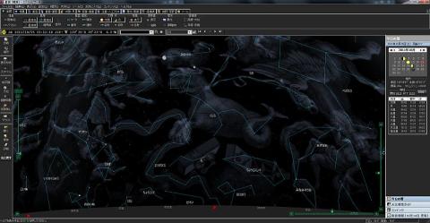 星座名+星座線+星座絵表示