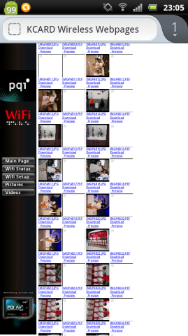 「Air Card」画像一覧表示(FireFox)