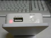 ONになると赤色LEDが点灯