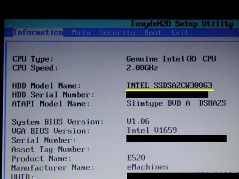 BIOSでの認識を確認(;゚∀゚)=3