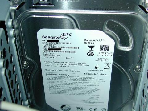 大容量が嬉しいHDD(*´д`*)