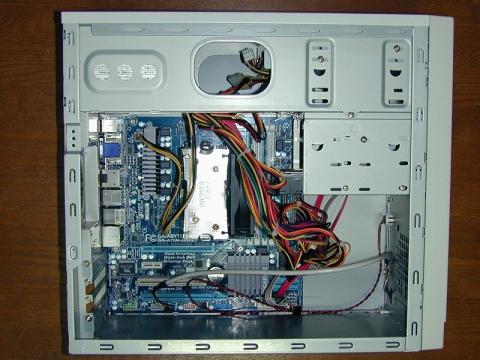 温度テスト時の本体内部