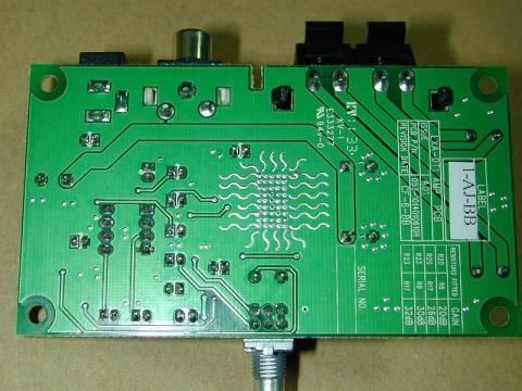アンプ基板のハンダ面