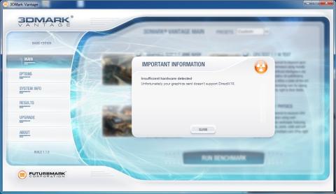 何故かIntel HD GraphicsをDirectX10対応と認識しない・・・