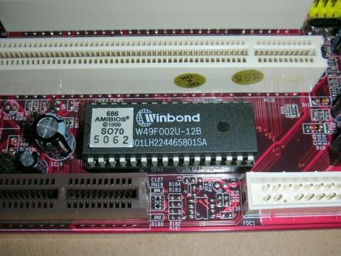 懐かしいパラレルEEPROMのBIOSロム