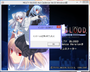 インストール完了