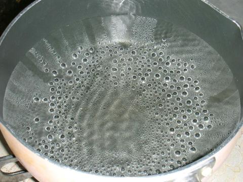 湯沸し中・・・