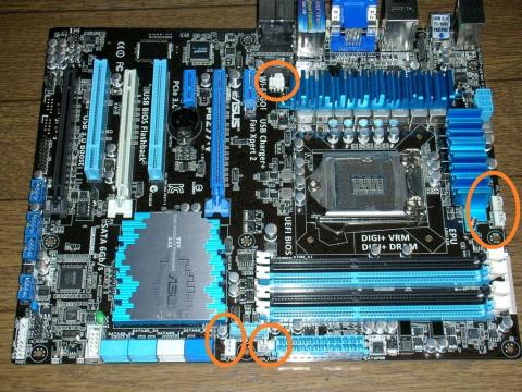 ファンコネクタは全てPWM対応!