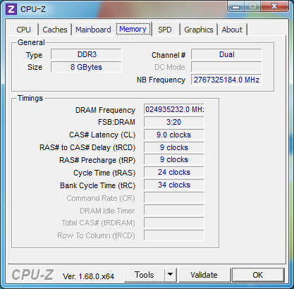 メモリクロックも凄い!