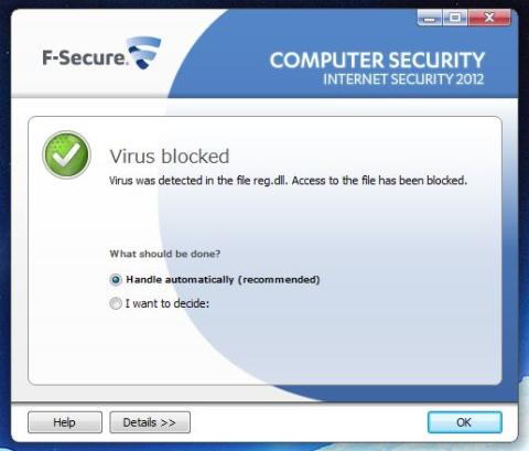 アプリケーション起動のブロック画面