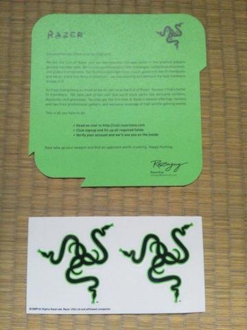 案内書?+シール