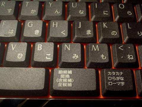 プリントされた文字