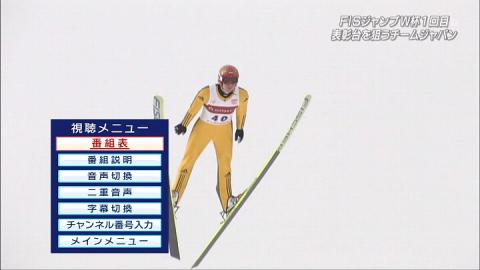 メニューボタンを押したときの画面