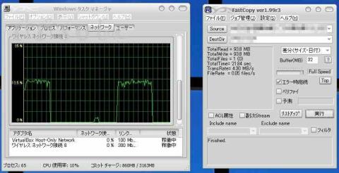 ダウンロード速度 パネルアンテナ