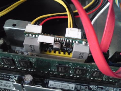 picoPSU-150-XT マザー直差し