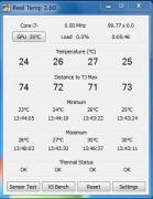 CPUアイドル温度