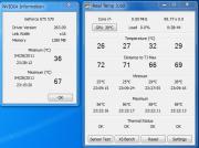 ベンチマーク時 CPU/GPU温度