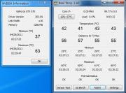 LostPlanet2ベンチマーク実行中のCPU/GPU温度