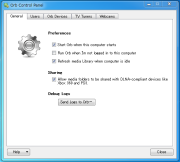 Orbサーバー設定画面