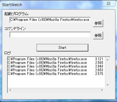 Firefox起動速度 2.5インチHDD