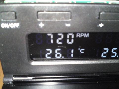 回転数を半分に絞ってみる