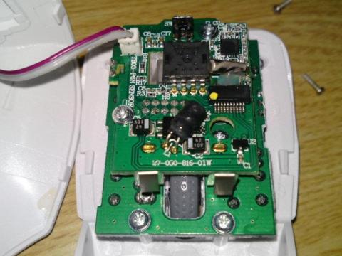 ごろ寝マウス 内部基盤