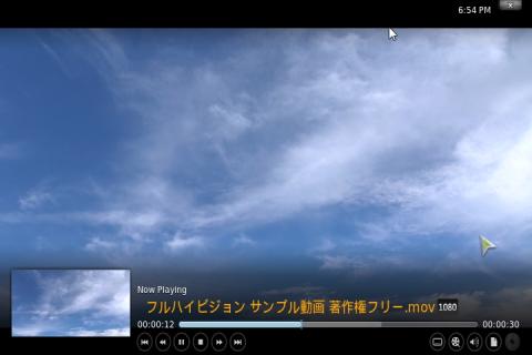 XBMCサンプル再生