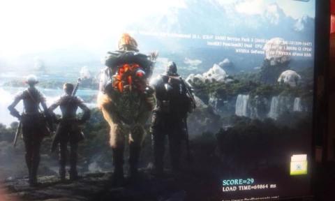 旧デスクトップ機のFFXIVベンチ