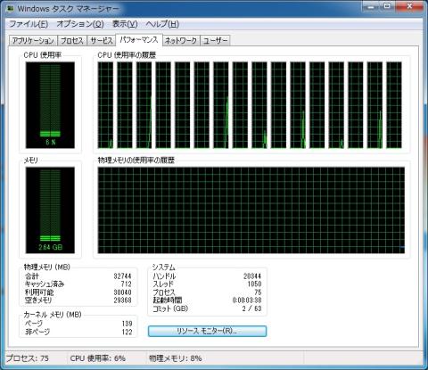 タスクマネージャ