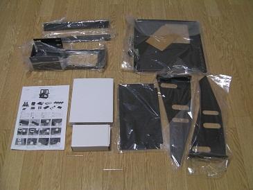 開封段階では、当然の事ながらフレーム状態です。