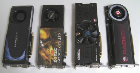 外寸はGTX280とほぼ同じ、HD5870よりわずかに短いです。